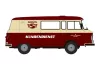 Brekina 30229 Barkas B1000 félbusz, Simson Kundendienst (H0)