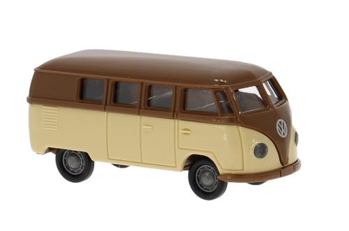 Brekina 31033 Volkswagen Transporter T1a Kombi, barna/bézs (H0)