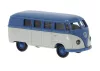 Brekina 31034 Volkswagen Transporter T1a Kombi, szürke/kék (H0)