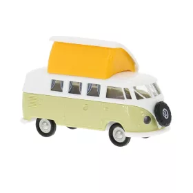   Brekina 31633 Volkswagen Transporter T1b Camper, Dormobild tetővel (H0)