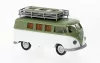 Brekina 31634 Volkswagen Transporter T1b Camper, 1960 - fekete/zöld (H0)