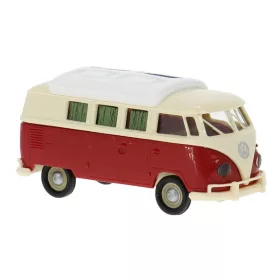   Brekina 31636 Volkswagen Transporter T1b Camper, zárt Dormobild tetővel (H0)