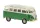 Brekina 31854 Volkswagen Transporter T1b, Samba, világosbézs/zöld (H0)