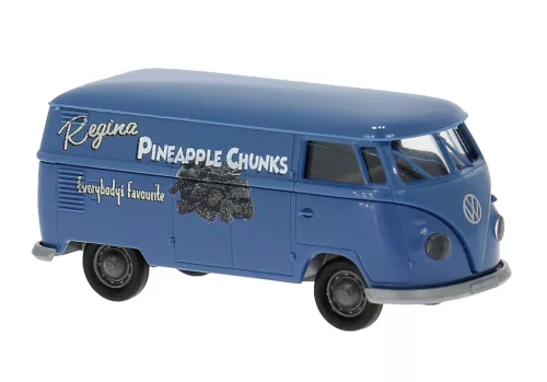 Brekina 32304 Volkswagen Transporter T1b, dobozos, Regina Pineapple Chunks (H0)