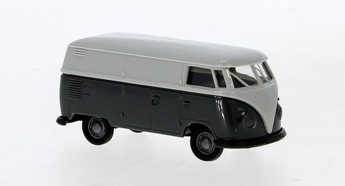 Brekina 32727 Volkswagen Transporter T1b 1960, dobozos, világosszürke/sötétszürke (H0) - E