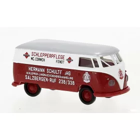   Brekina 32746 Volkswagen Transporter T1b 1960, dobozos, Hermann Schulte Schlepperpflege (H0)