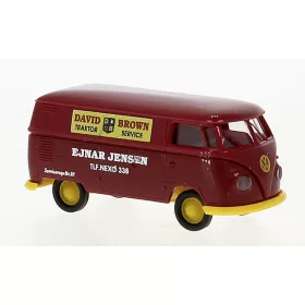   Brekina 32747 Volkswagen Transporter T1b 1960, dobozos, David Brown Traktor Service (H0)