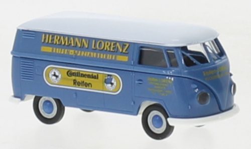 Brekina 32782 Volkswagen Transporter T1b dobozos 1960, Sondermodell Spielwarenmesse Nürnberg , Reifen Lorenz (H0)