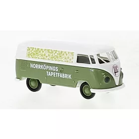   Brekina 32783 Volkswagen Transporter T1b, dobozos, Norrköpings Tapetfabrik (S), 1960 (H0)