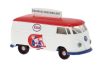 Brekina 32793 Volkswagen Transporter T1b, dobozos, Esso-Baumaschinen-Service (H0)