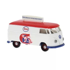   Brekina 32793 Volkswagen Transporter T1b, dobozos, Esso-Baumaschinen-Service (H0)