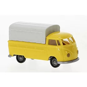   Brekina 32985 Volkswagen Transporter T1b ponyvás 1960, sárga (H0)