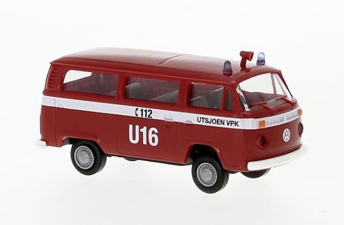 Brekina 33142 Volkswagen Transporter T2 Kombi 1972, tűzoltóautó, Utsjoen VPK (FIN) (H0)