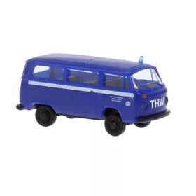   Brekina 33158 Volkswagen Transporter T2 Kombi, THW-Berlin, 1973 (H0)