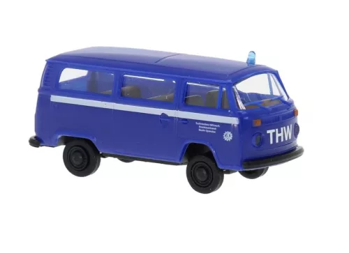 Brekina 33158 Volkswagen Transporter T2 Kombi, THW-Berlin, 1973 (H0)