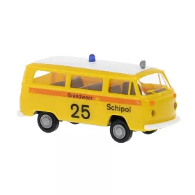   Brekina 33164 Volkswagen Transporter T2 Kombi, Brandweer Schipool (NL) (H0)