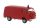Brekina 33550 Volkswagen Transporter T2, dobozos, Feuerwehr (H0)