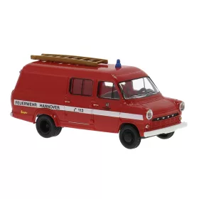   Brekina 34167 Ford Transit Mk.1 tűzoltóautó - Feuerwehr Hannover (H0)