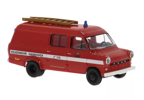 Brekina 34167 Ford Transit Mk.1 tűzoltóautó - Feuerwehr Hannover (H0)