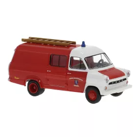   Brekina 34169 Ford Transit Mk.1 tűzoltóautó - hessischen Landesfeuerwehrschule (H0)