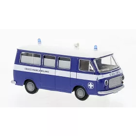   Brekina 34418 Fiat 238 dobozos, Croce Bianca Milano (I) 1966 (H0)