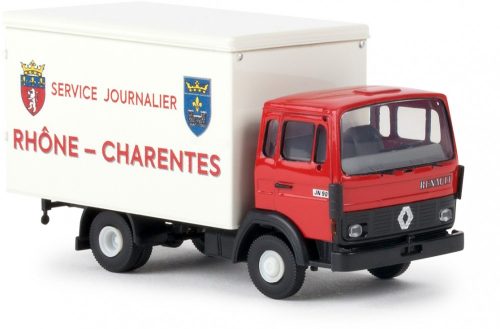 Brekina 34856 Renault JN 90 dobozos teherautó, Rhone - Charpentes (H0)