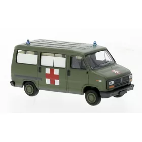   Brekina 34912 Fiat Ducato dobozos 1982, Militärambulanz (H0)