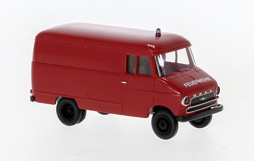 Brekina 35628 Opel Blitz A 1959, dobozos tűzoltóautó - Feuerwehr (H0)