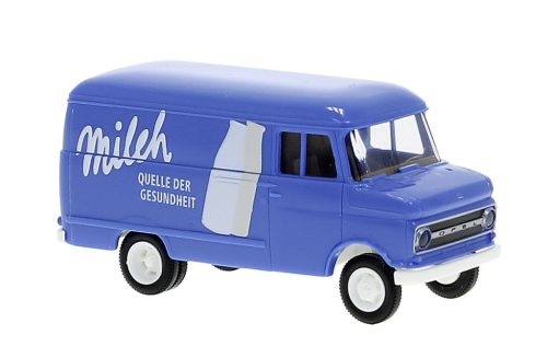 Brekina 35725 Opel Blitz B 1965, dobozos, Milch (H0)