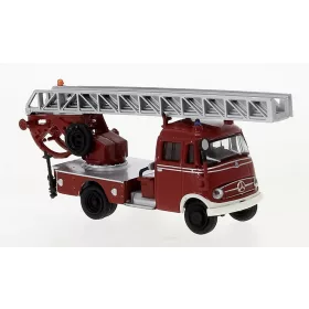   Brekina 36076 Mercedes-Benz L 319, DL 18 létrás tűzoltóautó 1956, piros/fehér, Feuerwehr (H0)