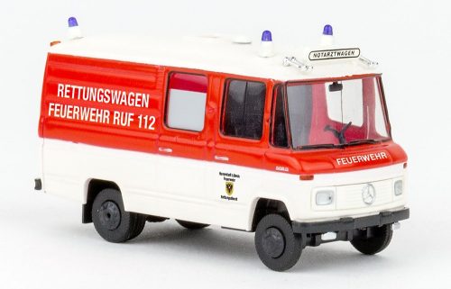 Brekina 36920 Mercedes-Benz L 508 RTW 1968, Feuerwehr Lübeck (H0)