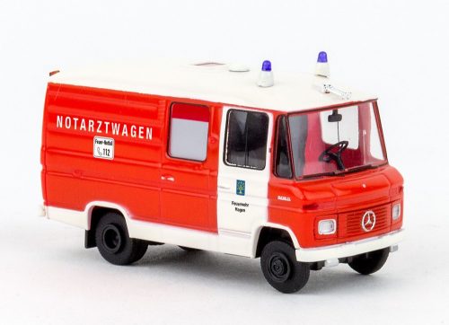 Brekina 36925 Mercedes-Benz L 508 RTW Hagen, Feuerwehr Hagen, 1970 (H0)