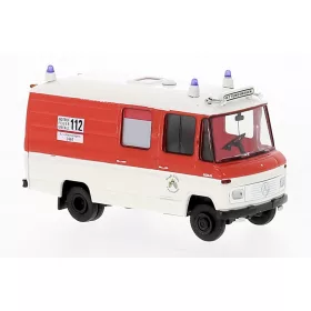   Brekina 36929 Mercedes-Benz L 508 RTW Essen, Feuerwehr Essen, 1970 (H0)