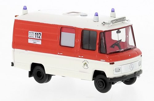 Brekina 36929 Mercedes-Benz L 508 RTW Essen, Feuerwehr Essen, 1970 (H0)