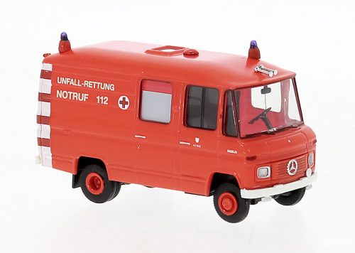 Brekina 36931 Mercedes-Benz L 508 RTW Feuerwehr Hannover Rettungsdienst, 1970 (H0)