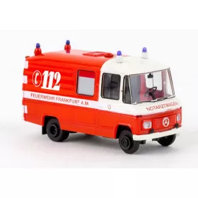   Brekina 36934 Mercedes-Benz L 508 RTW, FW Frankfurt 1970, piros/fehér (H0)