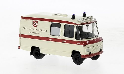 Brekina 36944 Mercedes-Benz L 508 RTW Malteser Hilfsdienst, 1978 (H0)