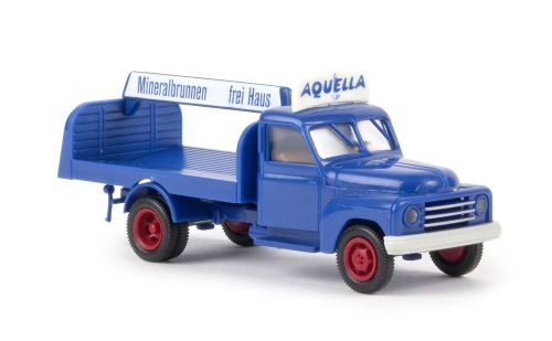 Brekina 37127 Hanomag L 28 italszállító, Aquella (H0)