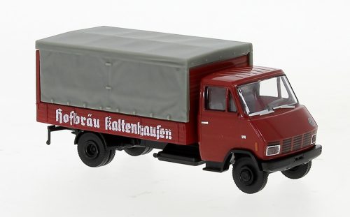 Brekina 37733 Steyr 590 italszállító ponyvás teherautó 1970, Hofbräu Kaltenhausen (H0)