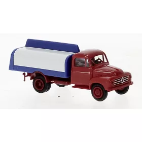   Brekina 38035 Borgward B 1500 italszállító teherautó 1954, piros/kék (H0)