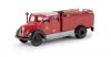 Brekina 42254 Magirus Mercur TLF 16 tűzoltóautó, Bahnfeuerwehr (H0)