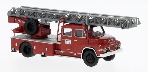 Brekina 45161 MAN 520 H DLK 30 létrás tűzoltóautó, piros/fehér, 1967 (H0)