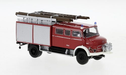 Brekina 47140 Mercedes-Benz LAF 1113 LF 16 tűzoltóautó 1972, piros/fehér (H0)