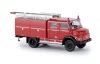 Brekina 47160 Mercedes-Benz LAF 1113 TLF 16 tűzoltóautó 1972, piros/fekete, Feuerwehr (H0)