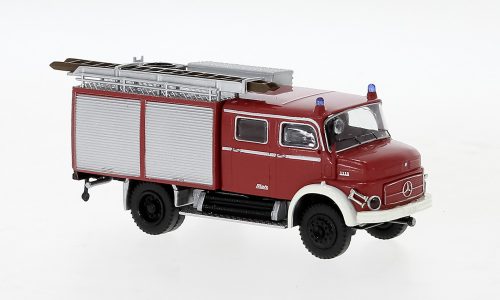 Brekina 47170 Mercedes-Benz LAF 1113 TLF 16 tűzoltóautó 1972, piros/fehér (H0)