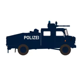  Brekina 47181 Mercedes-Benz LA 1113 Polizei Wasserwerfer 4000L, Berliner Polizei (H0)