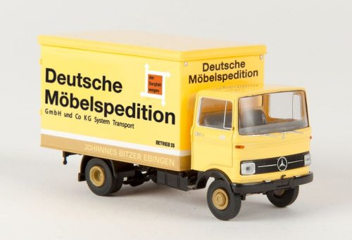 Brekina 48554 Mercedes-Benz LP 608 dobozos teherautó, DMS/Bitzer (H0)