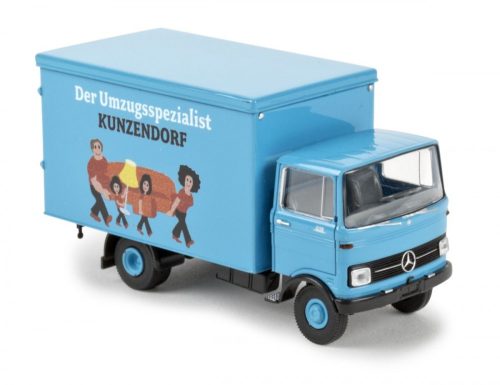 Brekina 48566 Mercedes-Benz LP 608 dobozos teherautó, Kunzendorf (H0)