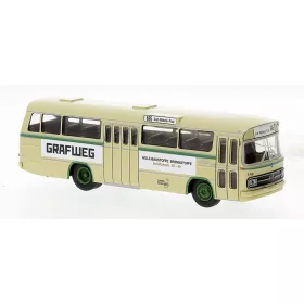   Brekina 52156 Mercedes-Benz O 302-11 autóbusz 1972, Solingen - Grafweg (H0)