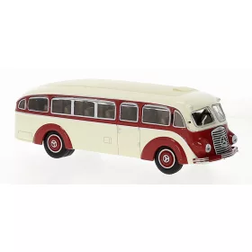   Brekina 52430 Mercedes-Benz LO 3500 Stromlinie, csontszín/piros, 1936 (H0)
